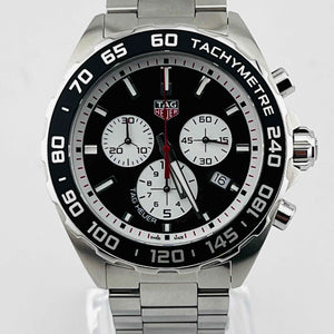 TAG Heuer Formula 1 CAZ101E Chronograph Date Quartz Black Dial Men's Watch 42.7mm