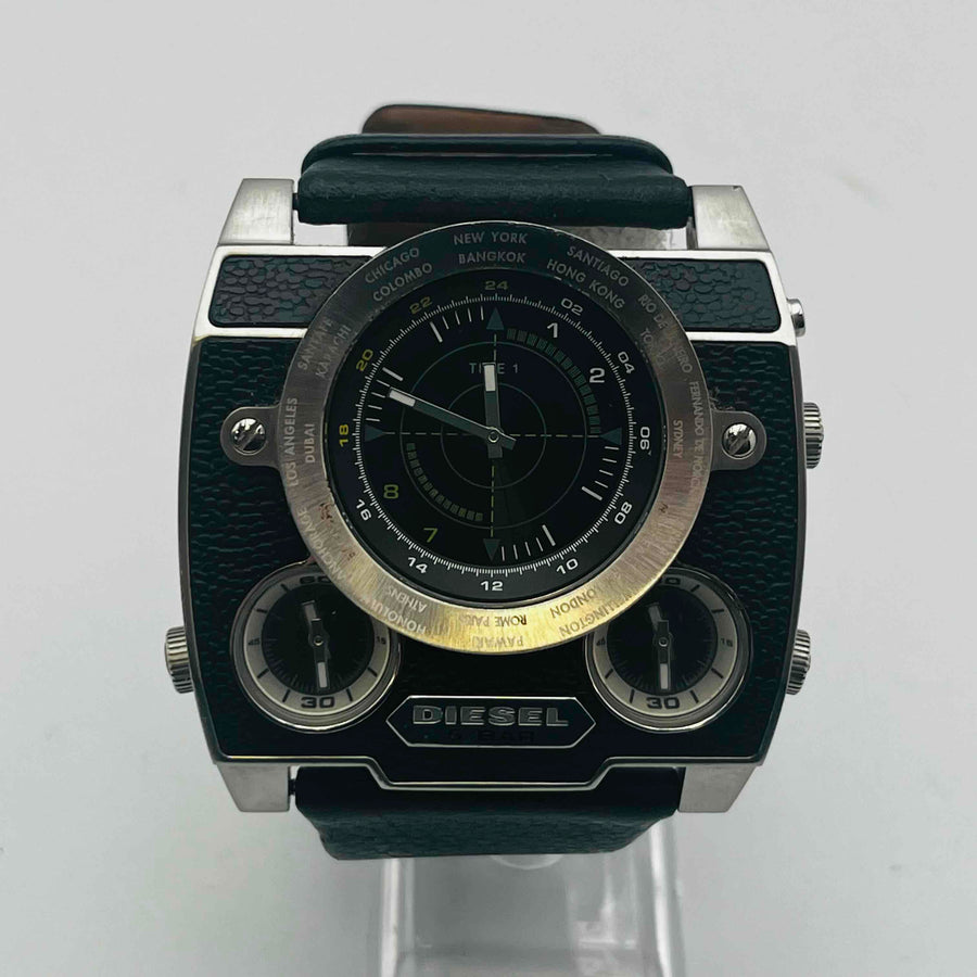 Diesel DZ-1243 quartz 3 time radar black dial 55.1mm