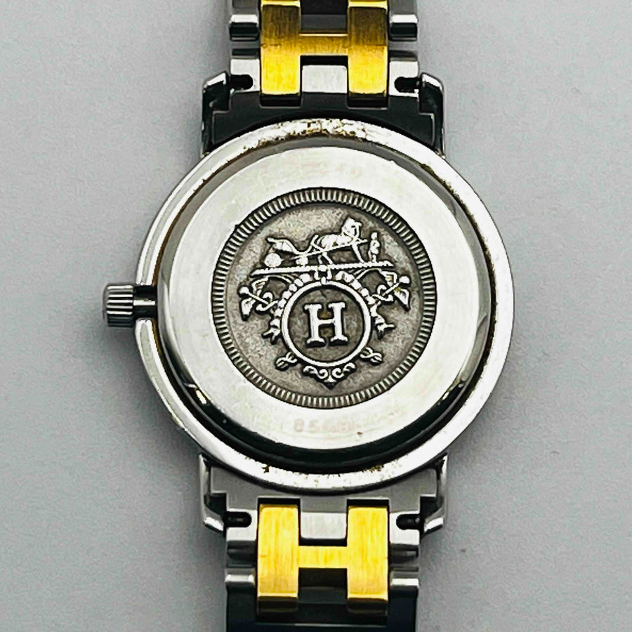 HERMES CL3.240 Clipper Date Quartz Women's Watch 23.9mm