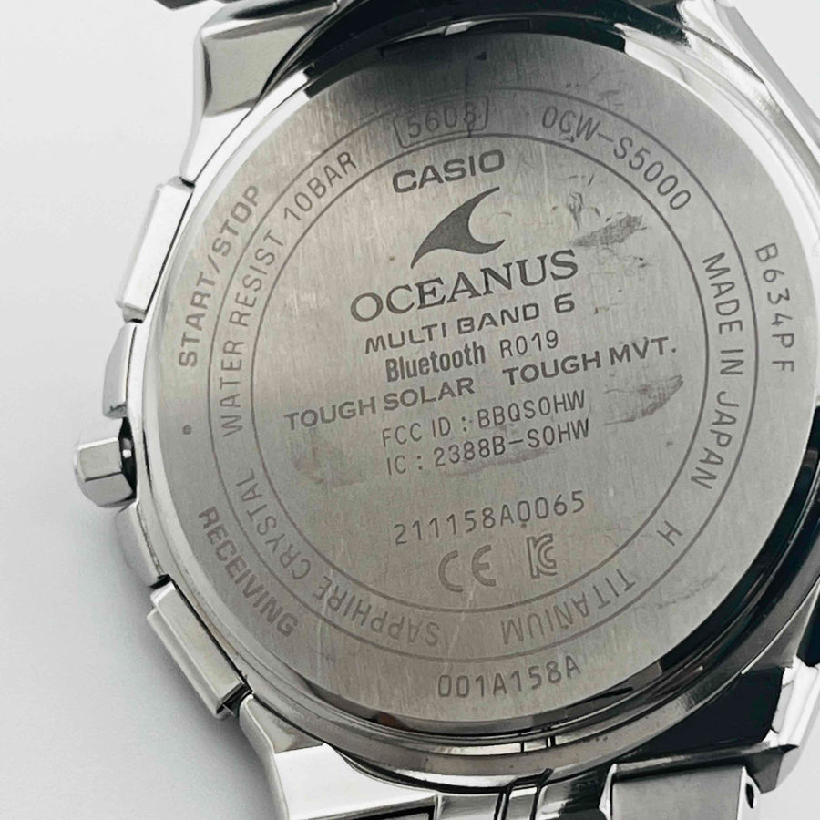 CASIO OCEANUS OCW-S5000E-1AJF Manta Radio Solar 38.9mm