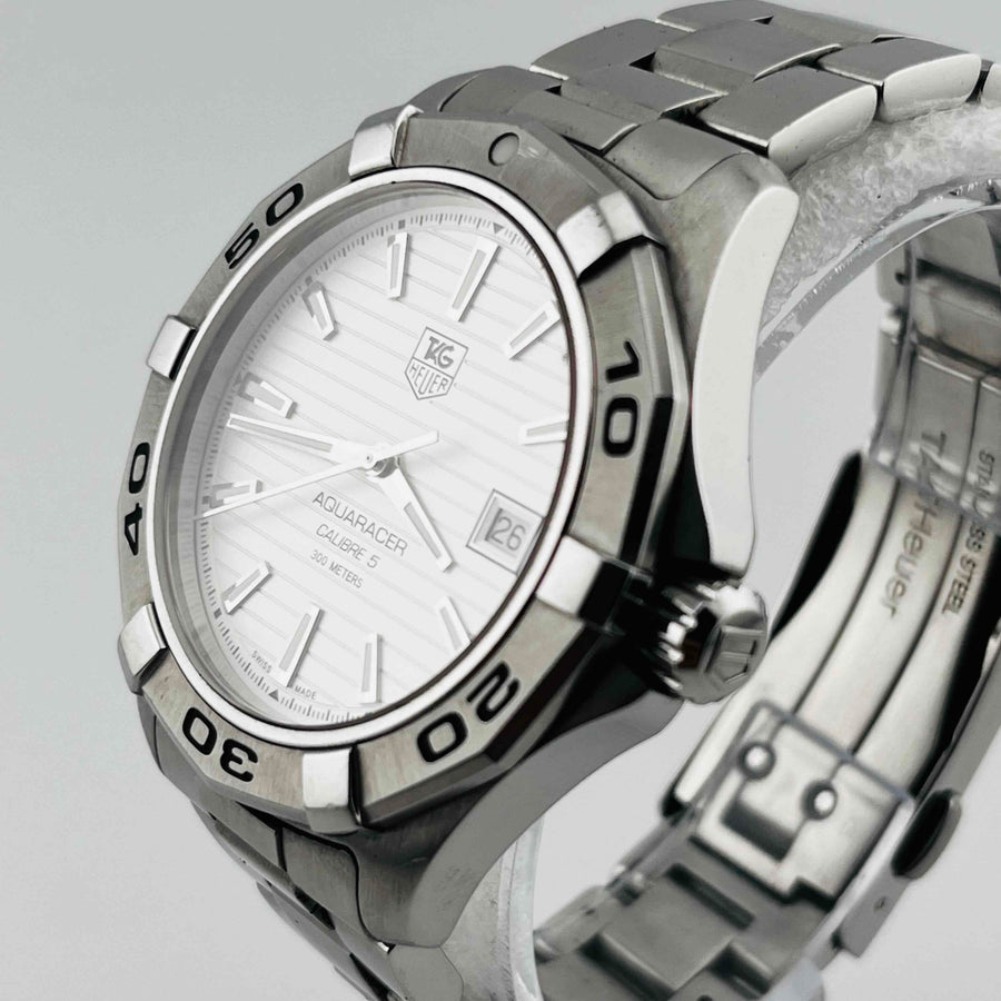 TAG Heuer AQUARACER CALBRE5 RKN8245 White dial 41.6mm