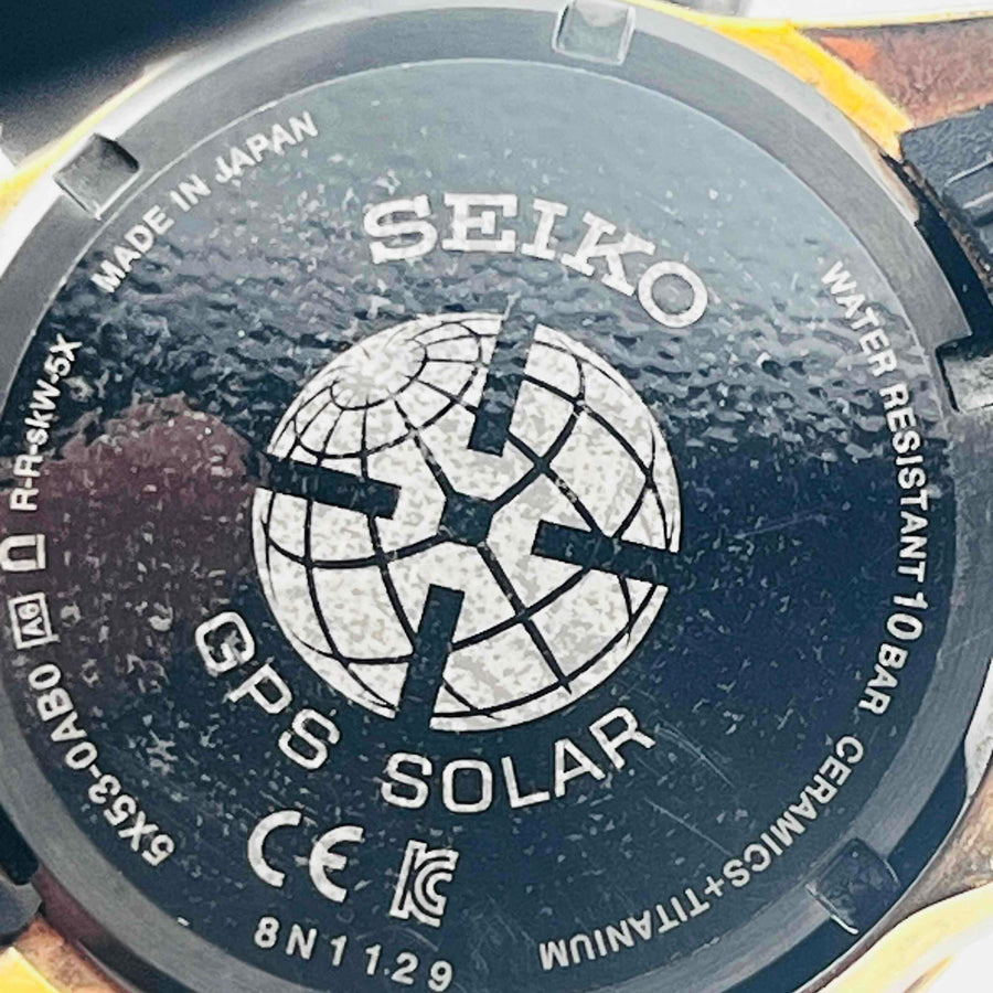 SEIKO Astron Black SBXC006/5X53-0AB0 Titanium GPS SOLAR 42.2mm