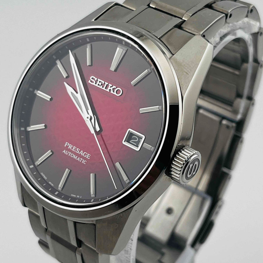 SEIKO Presage Sharp Edged Series SARX089 6R35-00V0 Men's Automatic Red Dial 38.7