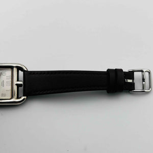 HERMES Cape Cod White Dial quartz Belt color brown Ladies Watch 23.0mm