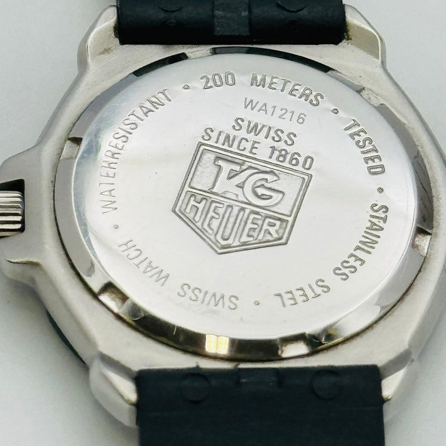 Tag Heuer Professional 200m WA1216 Quartz Formula 1 Date Windshield scratches 33.2mm