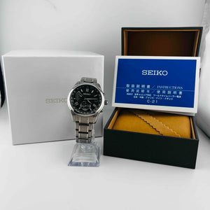 SEIKO BRIGHTZ SAGA307 8B63 0AY0 Solar Green Dial 40.5mm