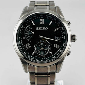 SEIKO BRIGHTZ SAGA307 8B63 0AY0 Solar Green Dial 40.5mm