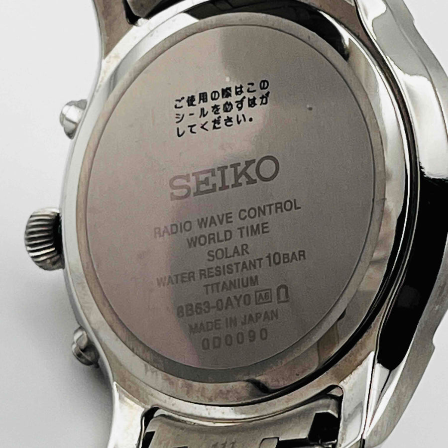 SEIKO BRIGHTZ SAGA307 8B63 0AY0 Solar Green Dial 40.5mm