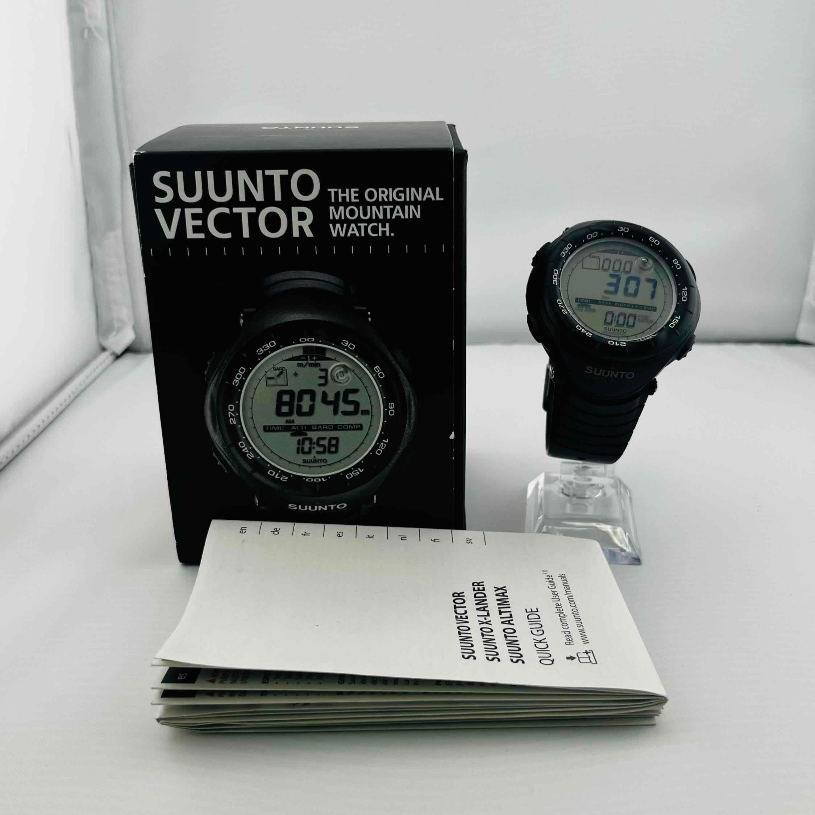 SUUNTO Vector Black Finland Original mountain watch digital 51.3mm – KUM'S  WATCH