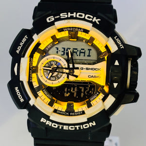 CASIO G-SHOCK GA-400 Quartz Windshield damaged Water resistant to 20 ATM 52.2mm