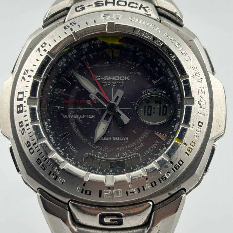 CASIO G-SHOCK GW-1600J Solar Windshield scratched and dirty Digital dial 46.5mm