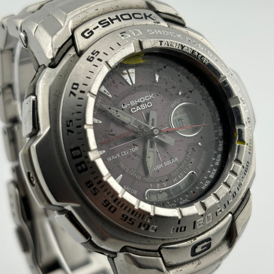 CASIO G-SHOCK GW-1600J Solar Windshield scratched and dirty Digital dial 46.5mm