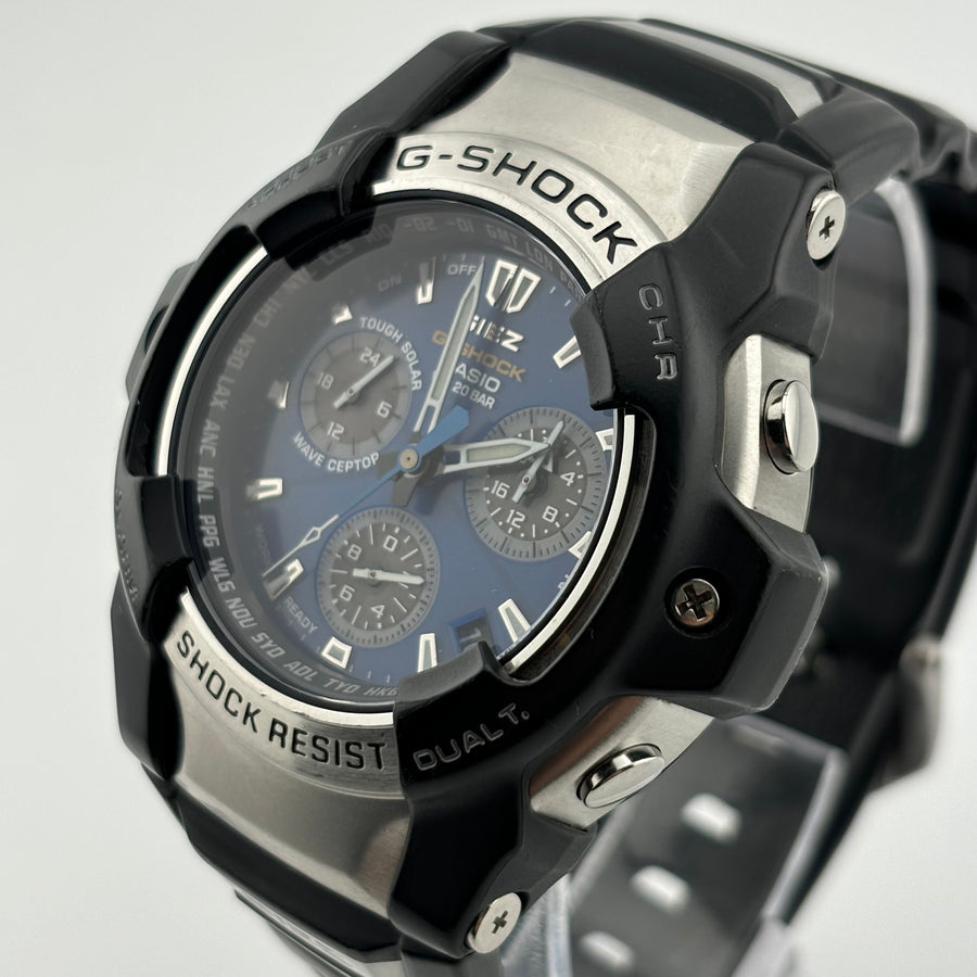 CASIO G-SHOCK GS-1000J Solar Blue dial Chronograph Water resistant to 20 ATM 46.3mm