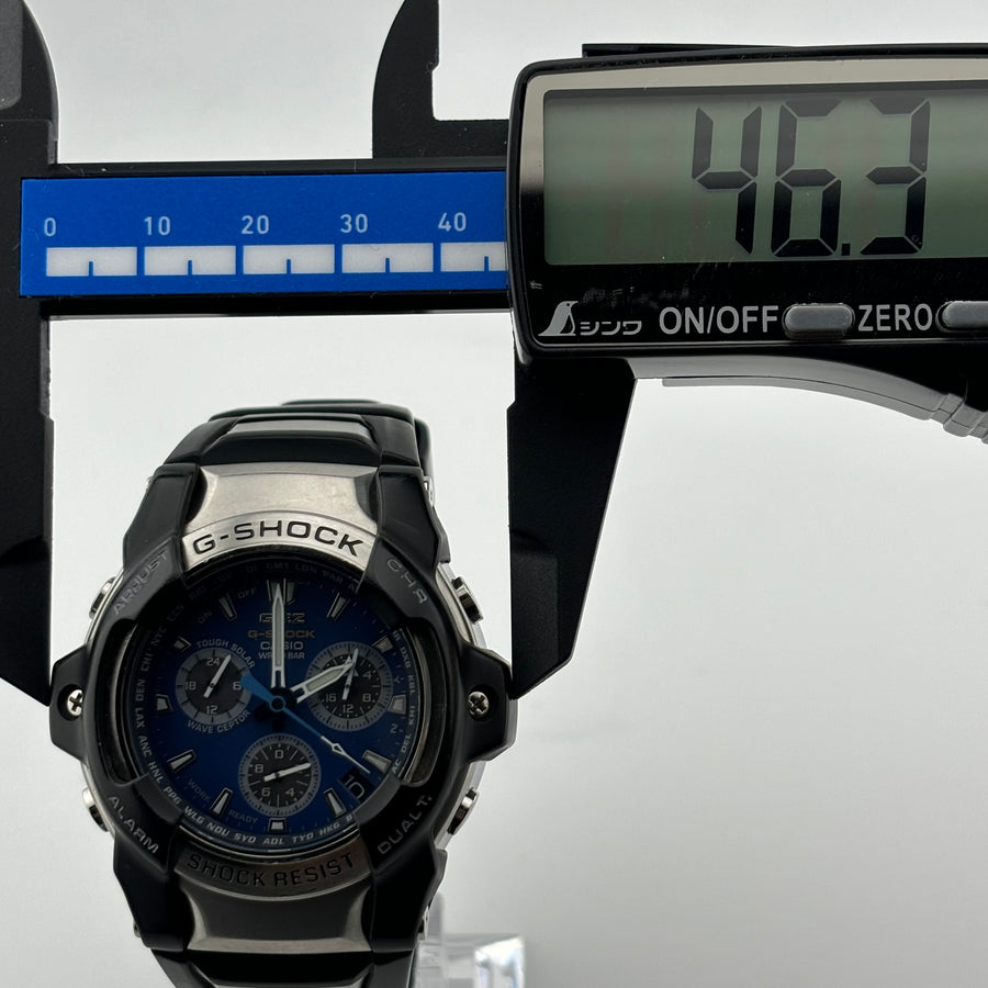 CASIO G-SHOCK GS-1000J Solar Blue dial Chronograph Water resistant to 20 ATM 46.3mm