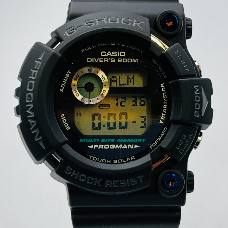 Casio G SHOCK GW 202 FROGMAN DIVER S 200m digital tough solar men s wa KUM S WATCH