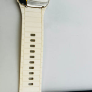 DIESEL DZ-1321 White Silicon Belt Quartz Unisex Watch 44.6mm