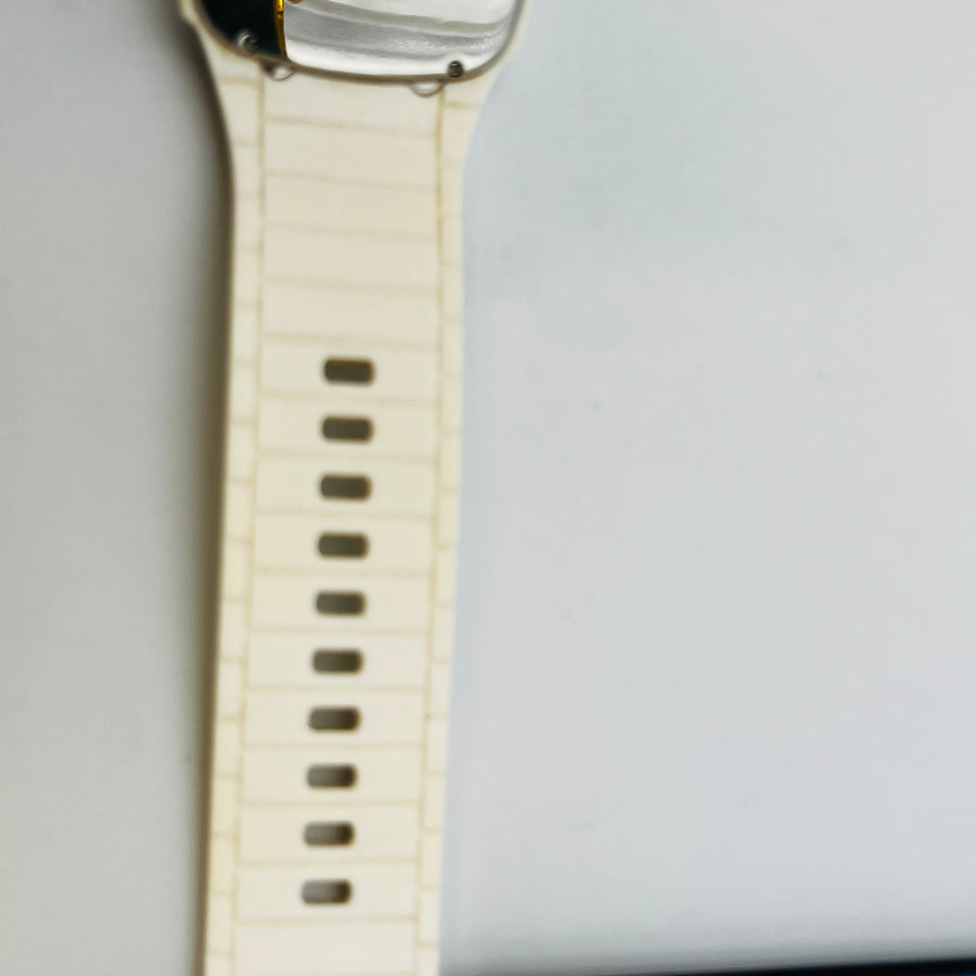 DIESEL DZ-1321 White Silicon Belt Quartz Unisex Watch 44.6mm