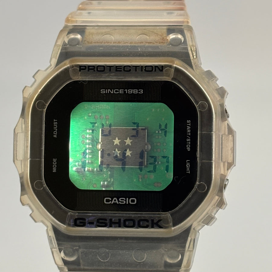 CASIO  G-SHOCK DWE-5640 Quartz 40th Clear Remix Water resistant to 20 ATM 43.5mm