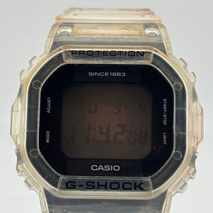 CASIO  G-SHOCK DWE-5640 Quartz 40th Clear Remix Water resistant to 20 ATM 43.5mm
