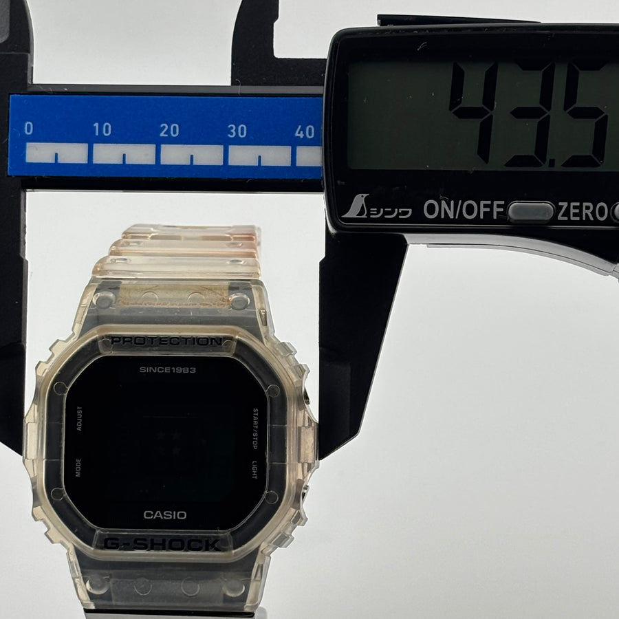 CASIO  G-SHOCK DWE-5640 Quartz 40th Clear Remix Water resistant to 20 ATM 43.5mm