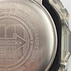 CASIO  G-SHOCK DWE-5640 Quartz 40th Clear Remix Water resistant to 20 ATM 43.5mm