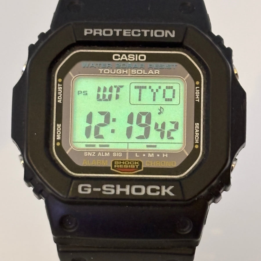 CASIO  G-SHOCK G-5600E Tough Solar Water resistant to 20 ATM Shock resistant 43.2mm
