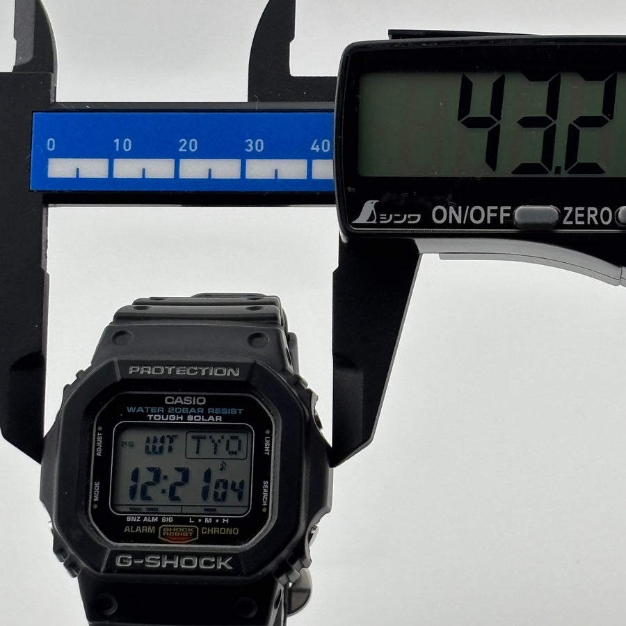 CASIO  G-SHOCK G-5600E Tough Solar Water resistant to 20 ATM Shock resistant 43.2mm