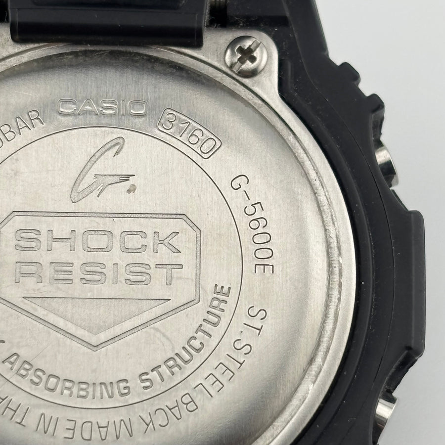CASIO  G-SHOCK G-5600E Tough Solar Water resistant to 20 ATM Shock resistant 43.2mm