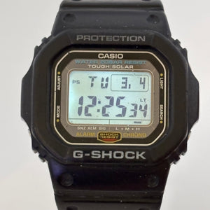 CASIO G-SHOCK G-5600UE Tough Solar Windshield damaged World Time 43.9mm