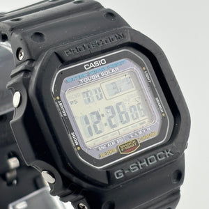 CASIO G-SHOCK G-5600UE Tough Solar Windshield damaged World Time 43.9mm