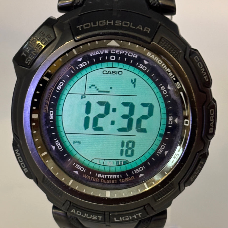 CASIO PROTREK PRW-1300YTJ Tough Solar Super Slim Line Water resistant to 10 ATM 46.9