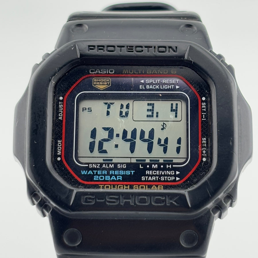 CASIO G-SHOCK GW-M5610 Tough Solar Belt has scratches Water resistant to 20 ATM 44.5mm