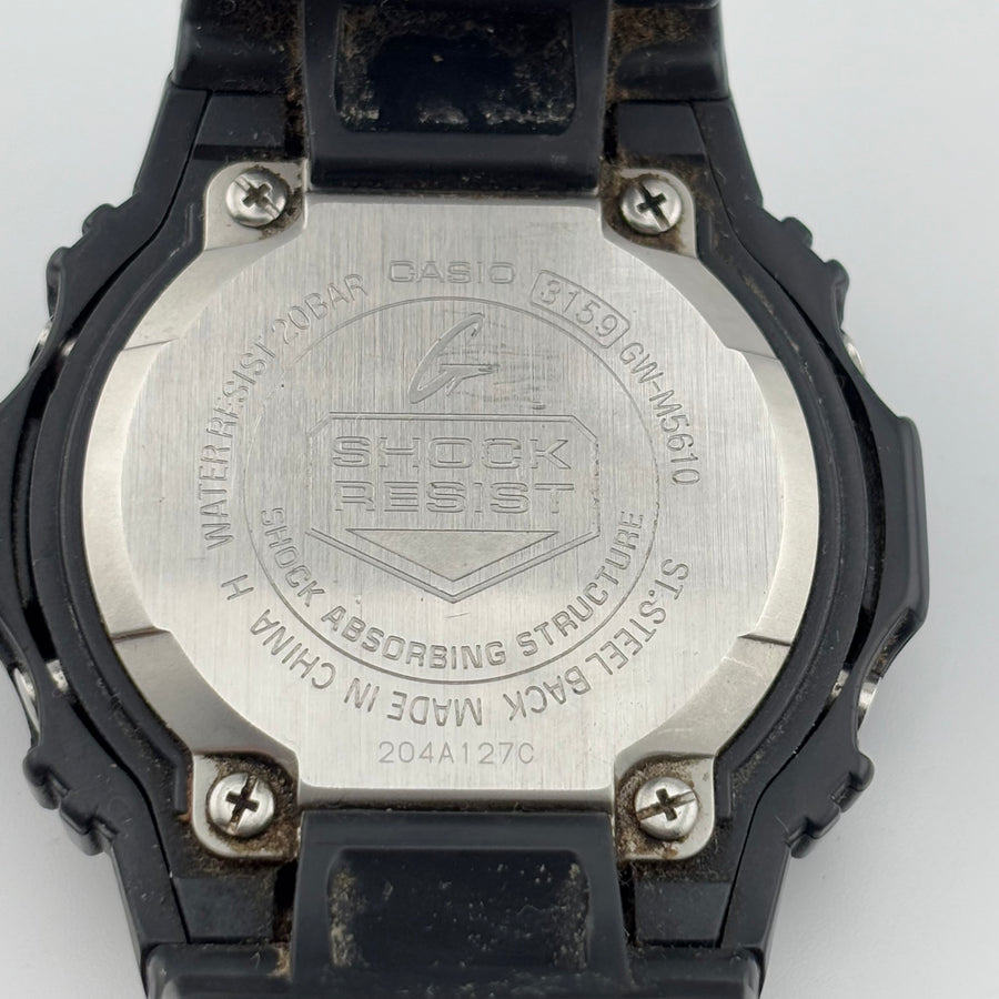 CASIO G-SHOCK GW-M5610 Tough Solar Belt has scratches Water resistant to 20 ATM 44.5mm