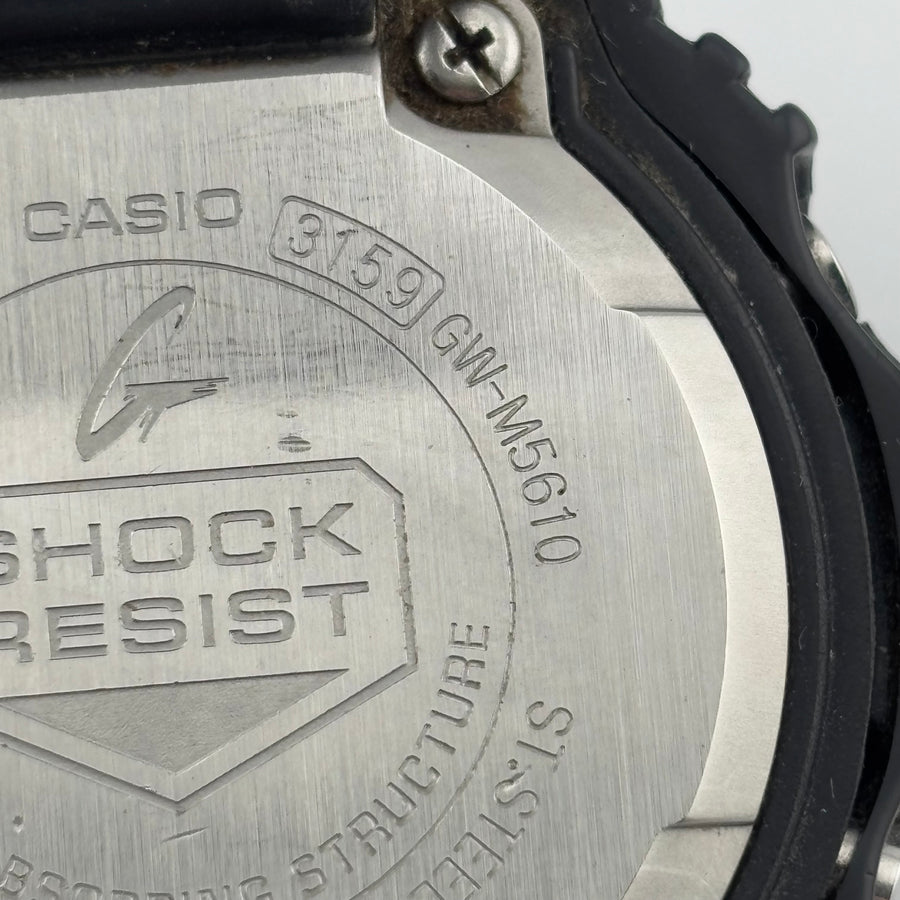 CASIO G-SHOCK GW-M5610 Tough Solar Belt has scratches Water resistant to 20 ATM 44.5mm