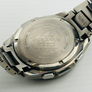 CASIO OCEANUS OCW-600 CASIO wristwatch radio solar 39.5mm