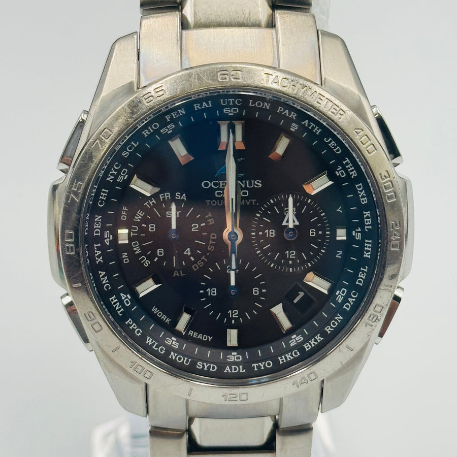 CASIO OCEANUS OCW-600 Radio Solar 39.9mm