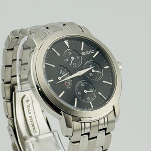 SEIKO 6G34-00B0 SCJF011 International Collection Quartz retrograde small seconds 36.8mm