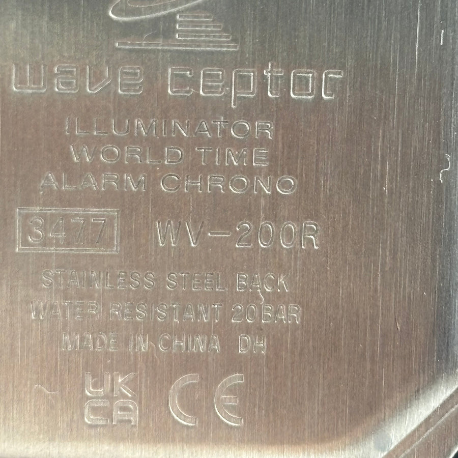 CASIO Wave Ceptor WV-200R Radio-controlled clock 45.3mm