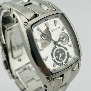 SEIKO WIRED 5Y67-0AB0 Quartz day date of the week display available 34.4mm