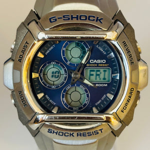 CASIO G-SHOCK G-511D Quartz World Time Analog-digital Blue dial 44.5mm