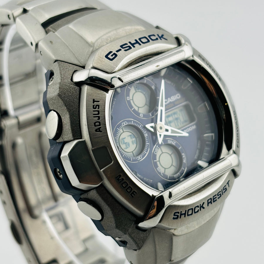 CASIO G-SHOCK G-511D Quartz World Time Analog-digital Blue dial 44.5mm