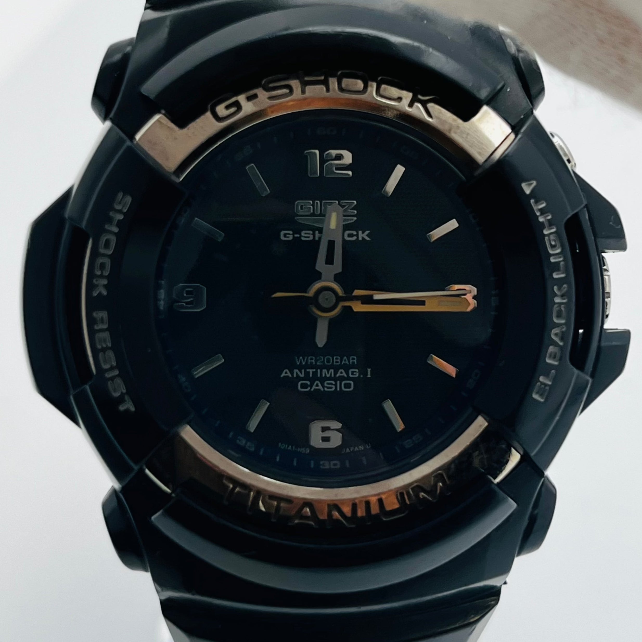 ン 大人気 新品 ノ Blue Quartz GIEZ G-SHOCK GS-500 Casio x Men's Analog Black 時計
