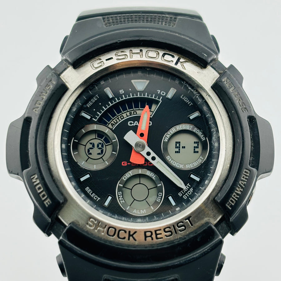 CASIO G-SHOCK AW-590 4778 Quartz Light not turning on Water resistant to 20 ATM 47.7