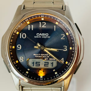 CASIO wave ceptor WVA-M630 Solar 5 ATM water resistance Power Saving Function 41.9