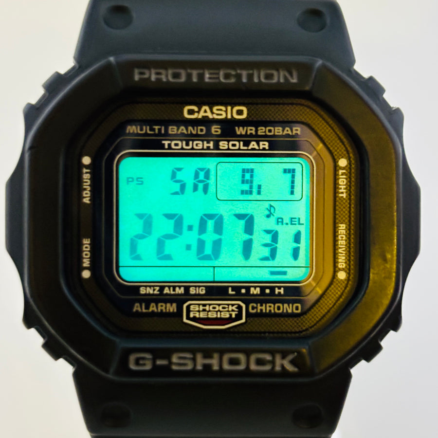 CASIO G-SHOCK GW-5000 Tough Solar Water resistant to 20 ATM World Time 44.1mm