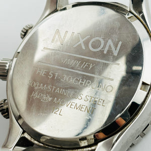 NIXON 51-30 Quartz Big Face Water resistant to 30 ATM Find out the height of the tide 51.3