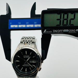 CITIZEN Eco Drive EXCEED H100-T010164 Solar Day of the week, date display 38.2mm