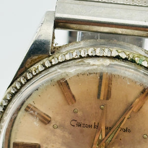 CITIZEN Homer Date 60301916 Manual There are scratches and dirt calendar 17 jewels 37.4