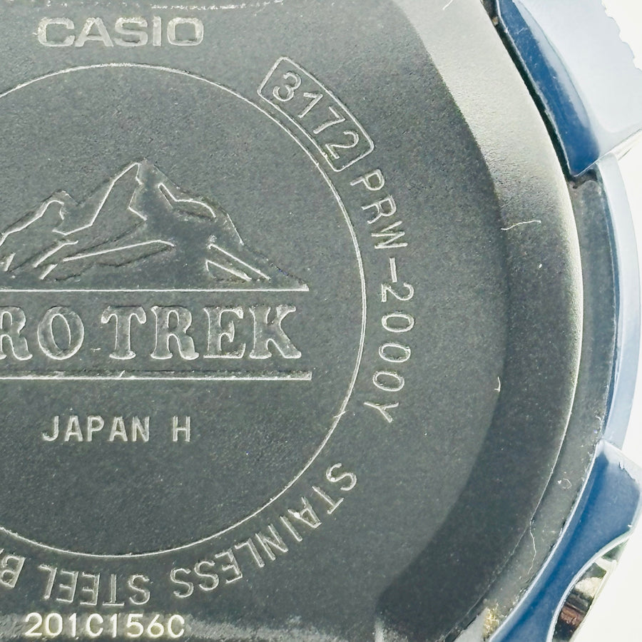 CASIO PRO TREK PRW-2000Y Tough Solar Case has scratches digital 48.2mm