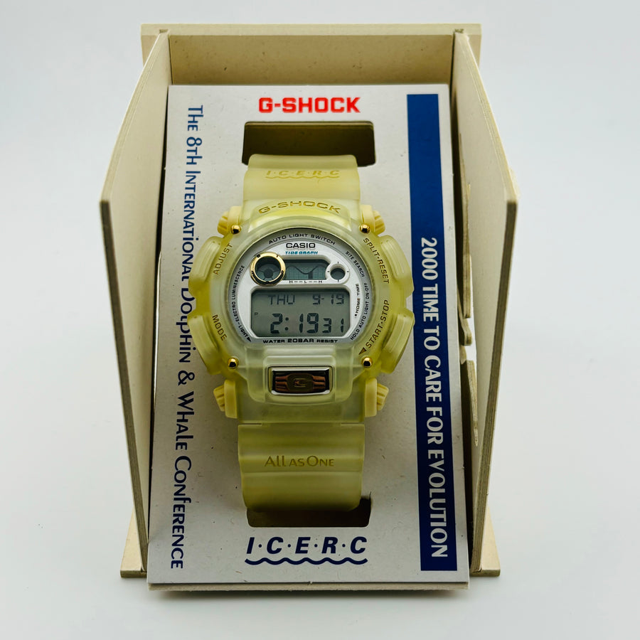 CASIO G-SHOCK DW-9000K Quartz Near Mint ICREC Clear Color Irukuji 8th 46.7mm